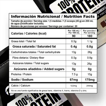 100% Whey Protein 225gr