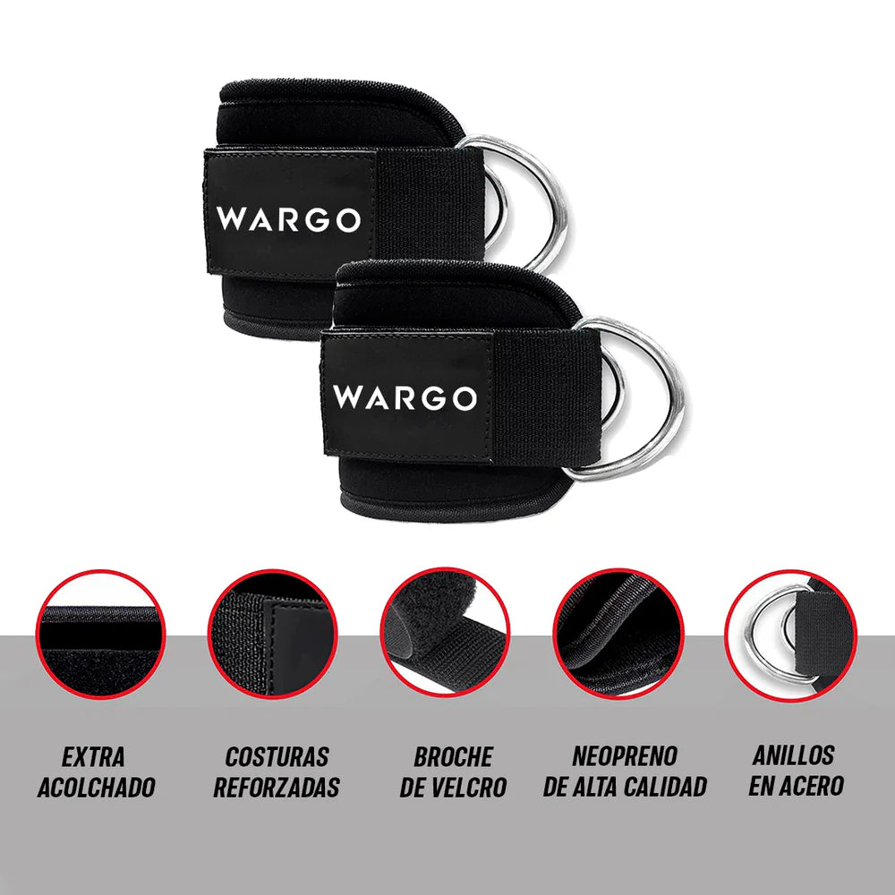 ANKLES STRAPS TOBILLERAS - NEGRO